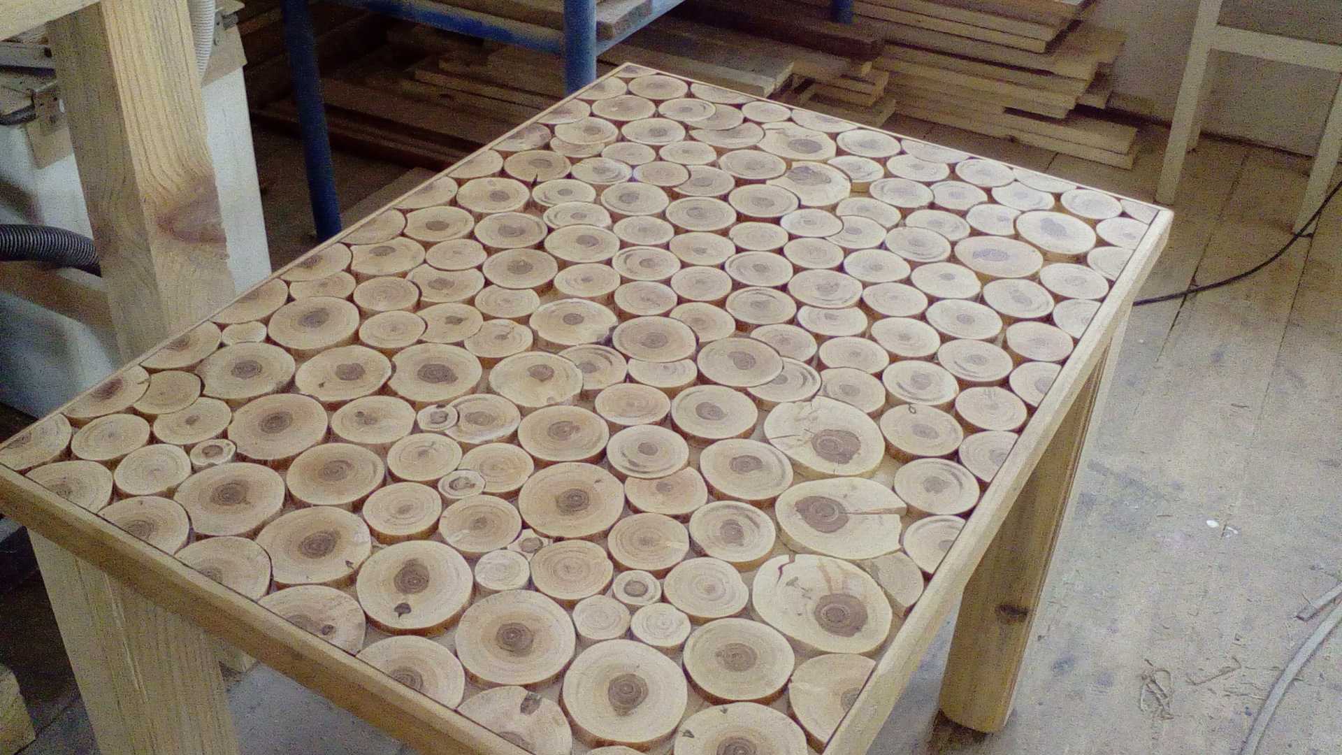 Стол из спила дерева своими руками: пошаговый процесс изготовления