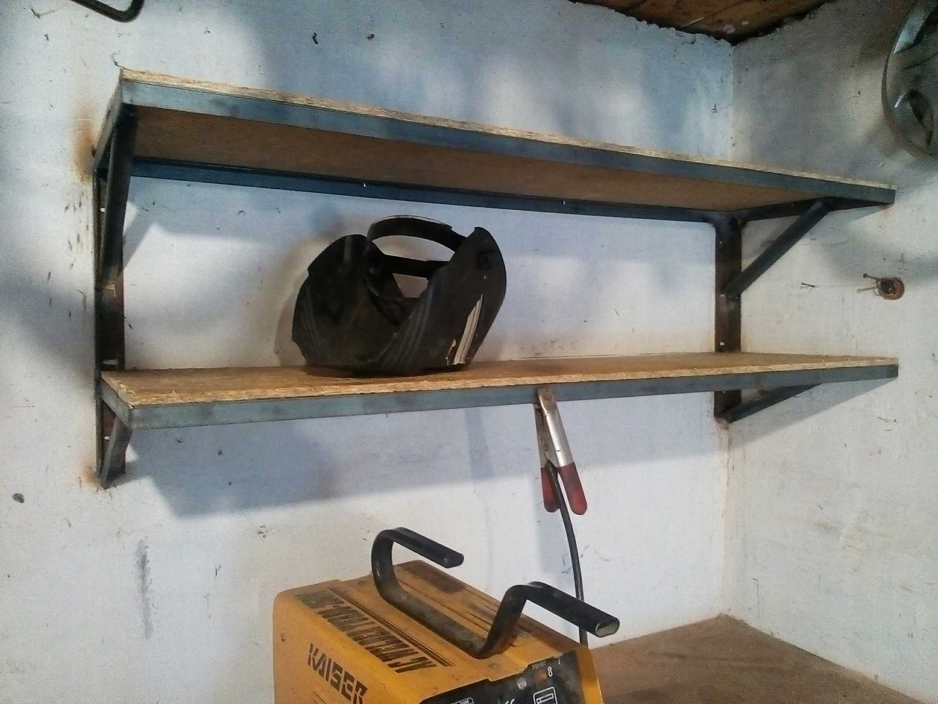 размер полок в гараже оптимальный