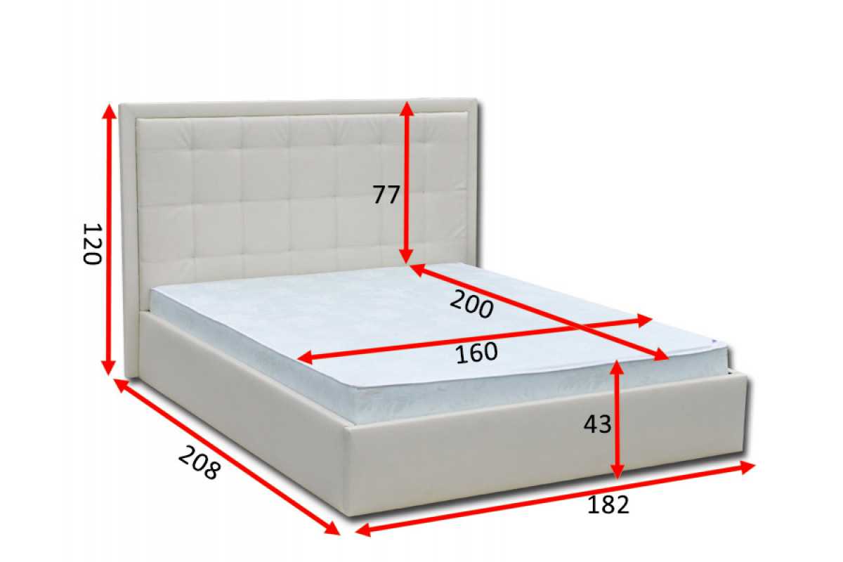 Высота кровати: стандарты и оптимальные значения, основные требования при выборе