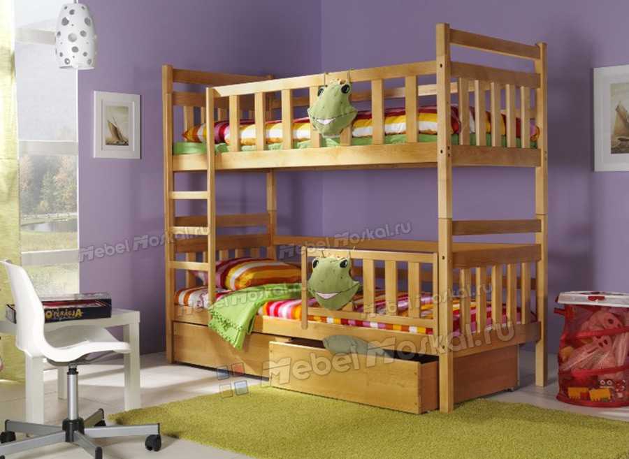 Двухъярусная кровать для детей: виды и правила выбора