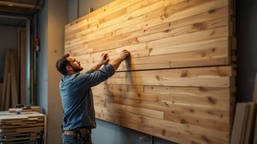 Деревянные реечные панели в интерьере