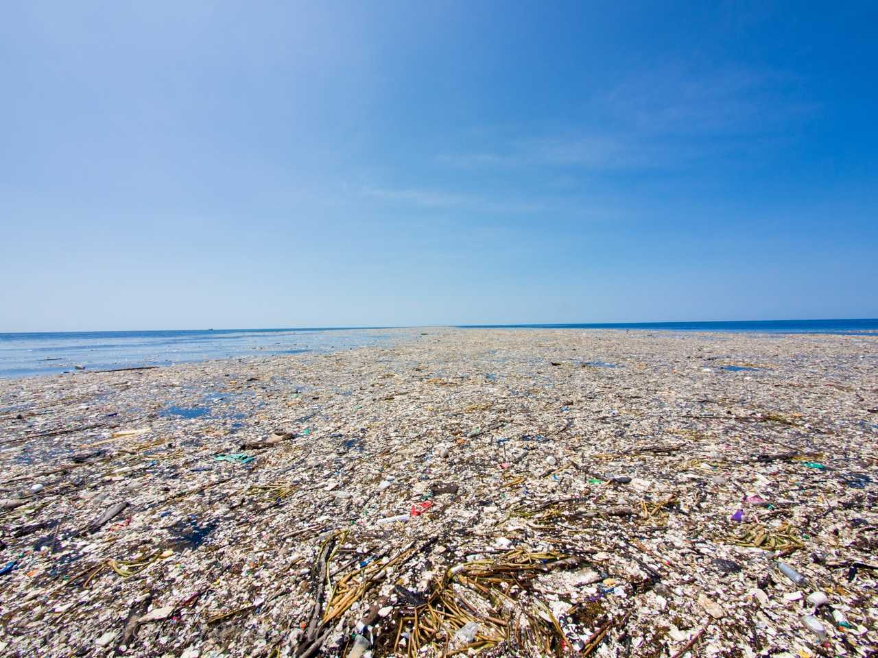 Isla de plastico pacifico