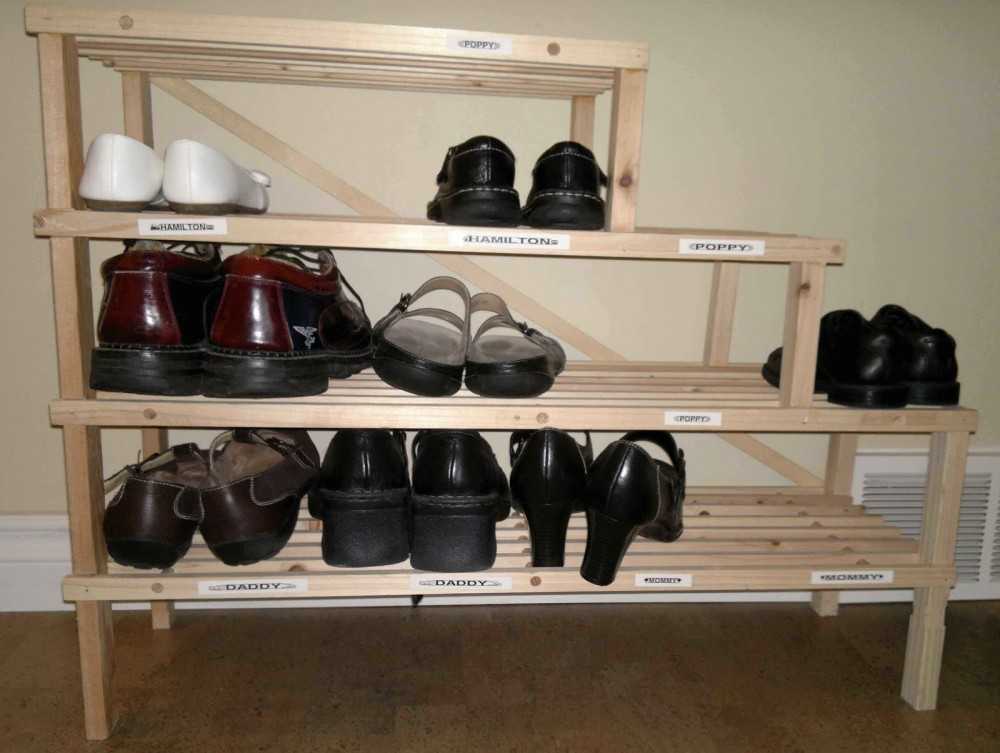 Шкаф для обуви своими руками из подручных материалов