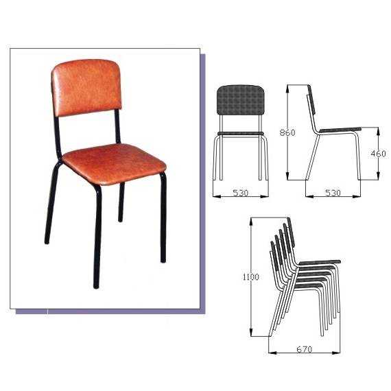 Размеры стульев: барный, детский, офисный, табурета, обеденный, складной