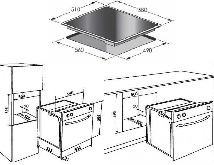 Как выбрать мебель под варочную панель и духовой шкаф? как сделать шкаф для встроенной духовки и варочной панели?