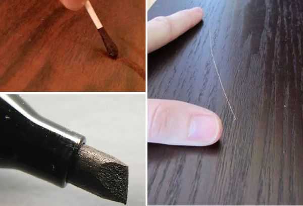 Как убрать царапины и заделать сколы на мебели