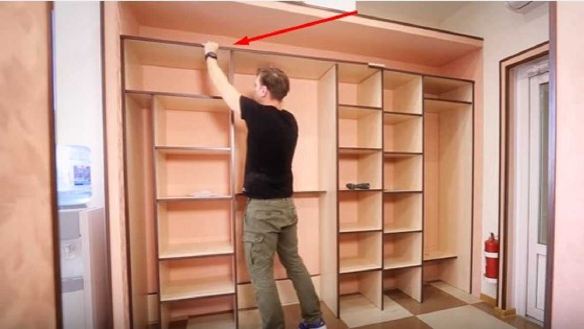 Как сделать встроенный шкаф-купе своими руками