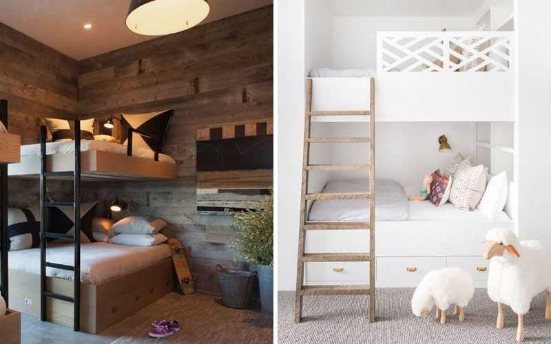 Детские двухъярусные кровати для девочек и мальчиков: дизайн комнаты | дизайн и фото