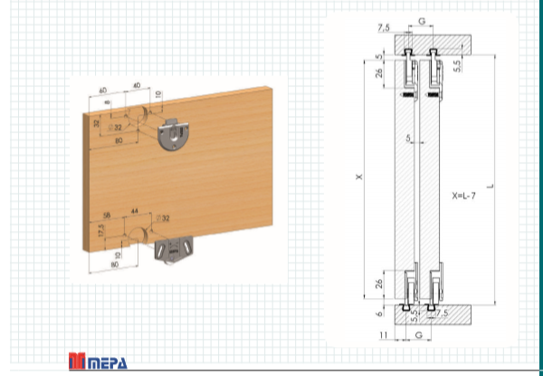 Встроенный шкаф купе: конструкции и механизмы дверей | фото