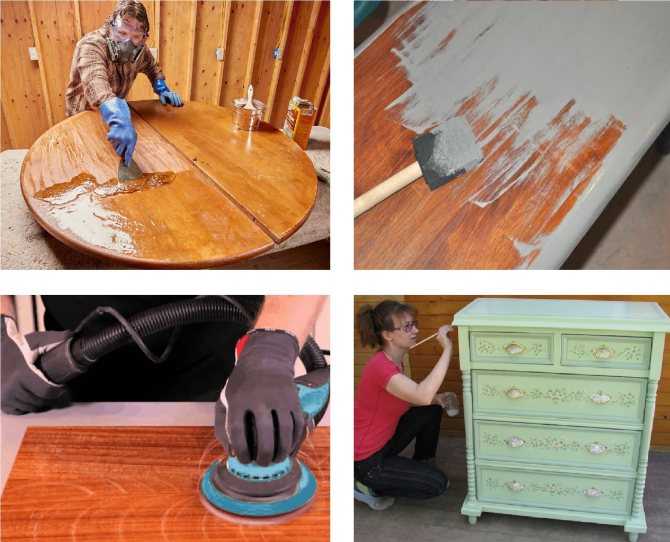 Как снять старый лак с дерева, мебели в домашних условиях