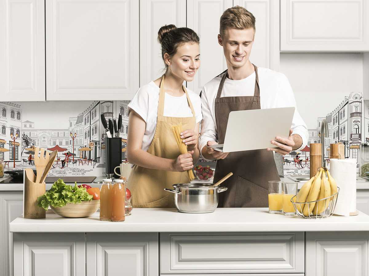 Кухонные панели-фартуки: разновидности и материалы изготовления, преимущества панелей для кухни из пвх