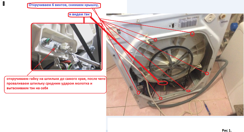 Замена тэна в стиральной машине bosch: как поменять, снять, maxx 5