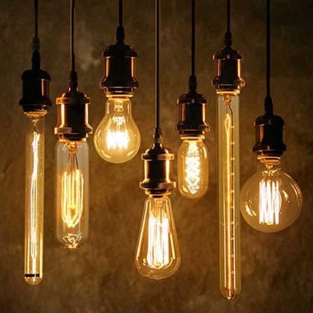 Лампа эдисона: виды, конструктивные особенности, эксплуатация, производители, фото