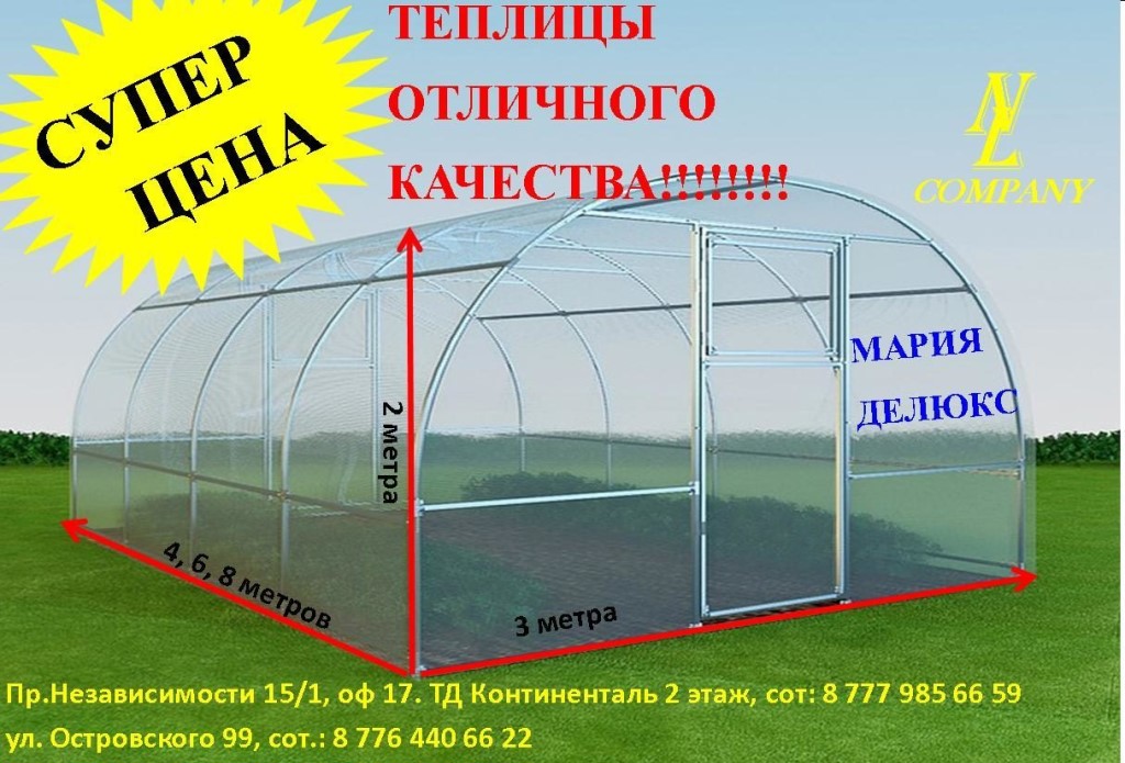 Теплица для использования в холодных регионах «мария делюкс»: характеристика, монтаж своими руками