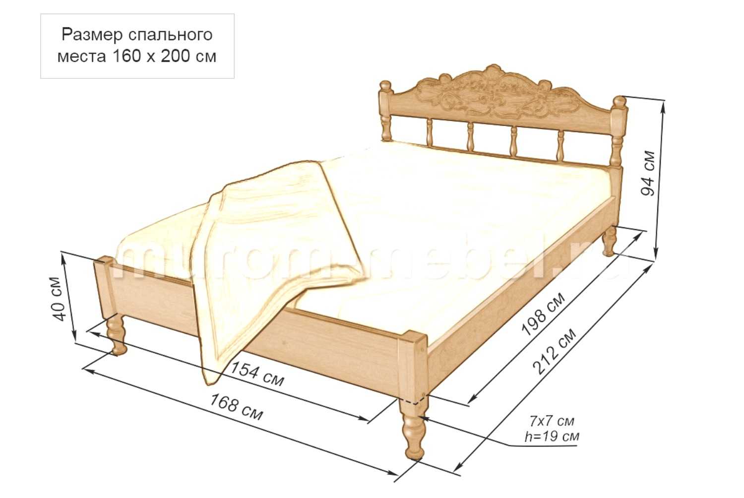 Большая кровать, советы по выбору, особенности мебели для полных