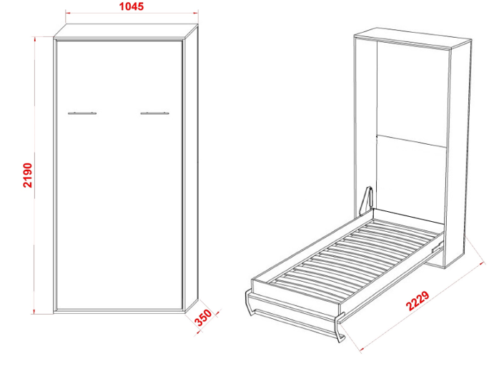 Поэтапное изготовление шкафа-кровати своими руками, идеи для декора