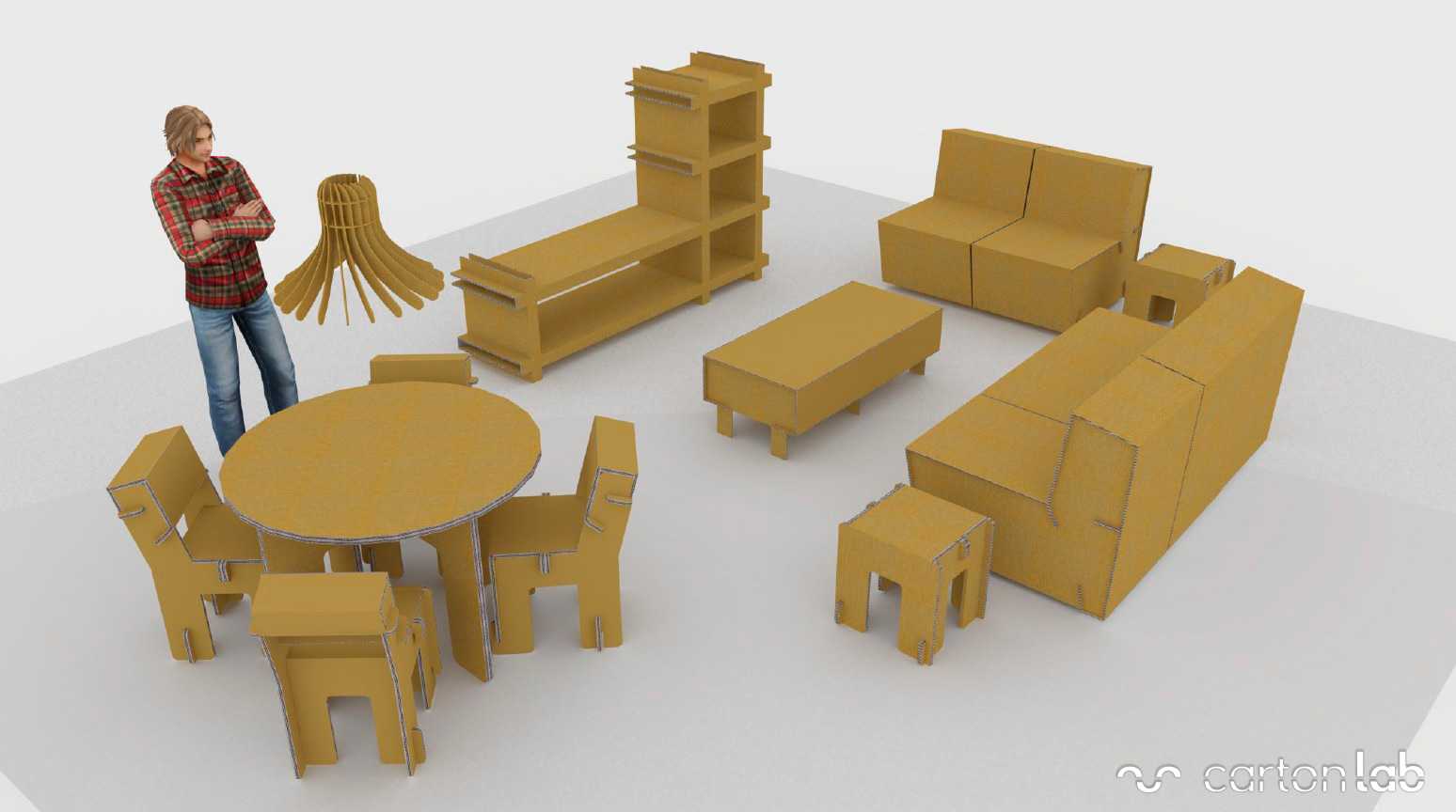 Как правильно сделать мебель из картонных коробок Преимущества и недостатки такой мебели, что можно сделать из картона