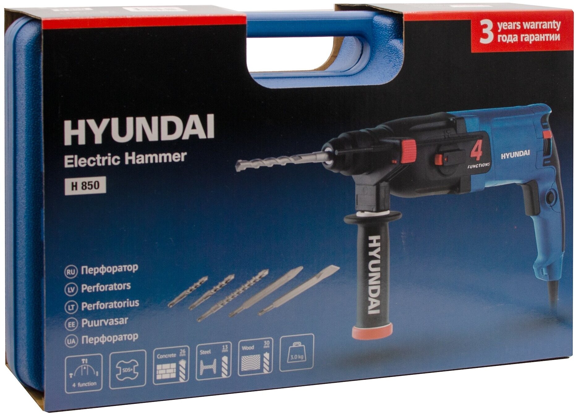 Перфораторы hyundai (хендай)