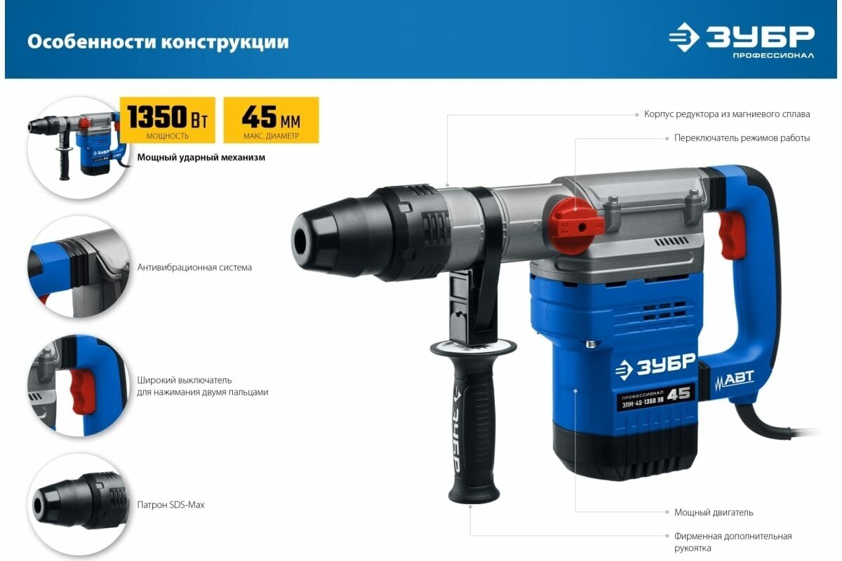 Перфораторы зубр - отзывы профессионалов и домашних мастеров