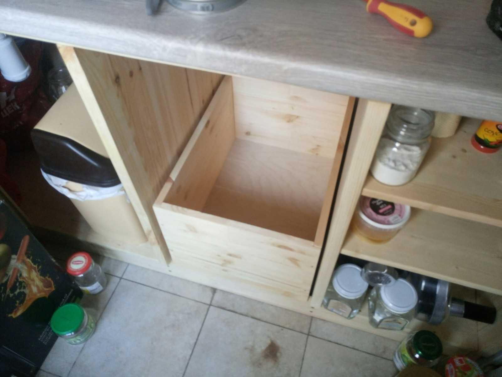 сделать кухонный шкаф своими руками