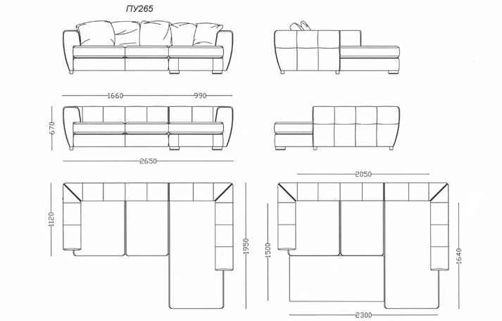 Какие существуют размеры маленьких угловых диванов: параметры