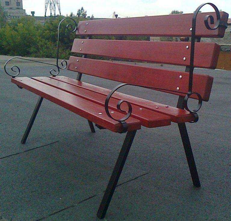 Сварка простой скамейки из металла
