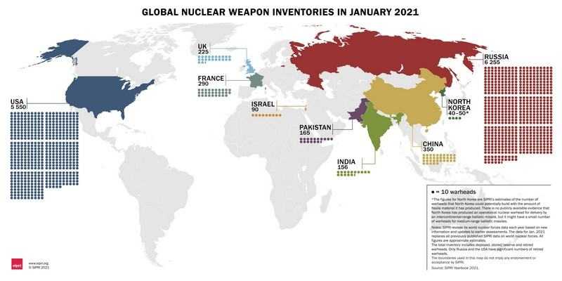 Список государств, обладающих ядерным оружием - list of states with nuclear weapons - abcdef.wiki