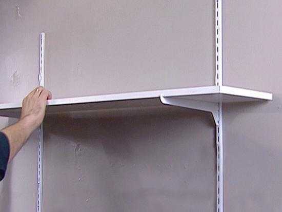 Крепление полок в шкафу своими руками: фото, размеры