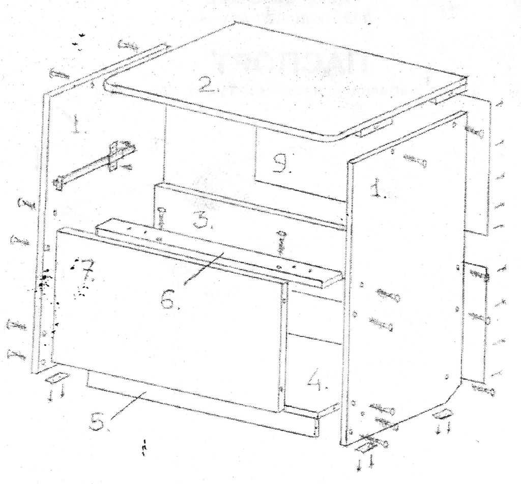 Сборка комода с выдвижными ящиками: подробная инструкция с фото