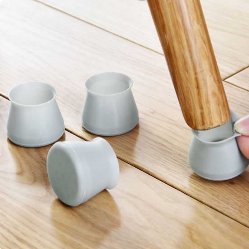 Накладки на ножки стульев: зачем они нужны, как сделать наклейку под ножки мебели своими руками