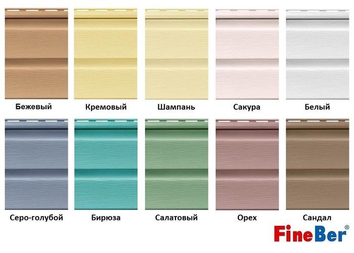 Производители винилового сайдинга: fineber, альта, орто