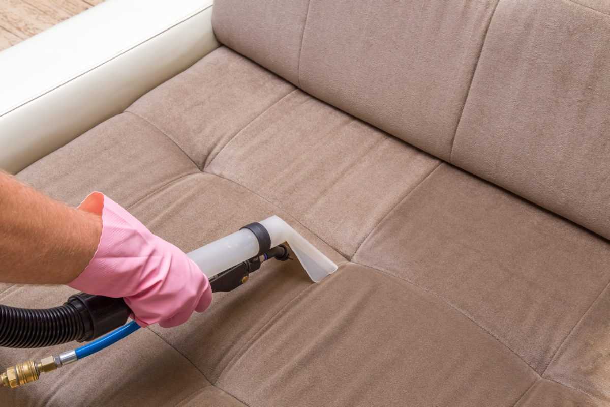 Как правильно почистить диван
