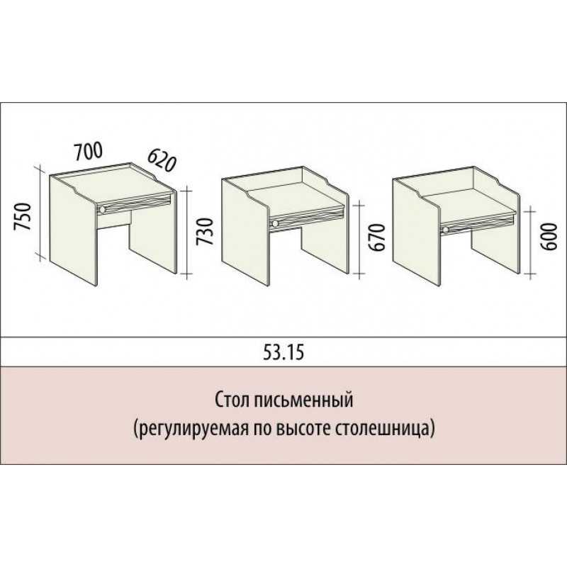 Высота стола: стандартные размеры письменного, компьютерного и обеденного столов :: syl.ru